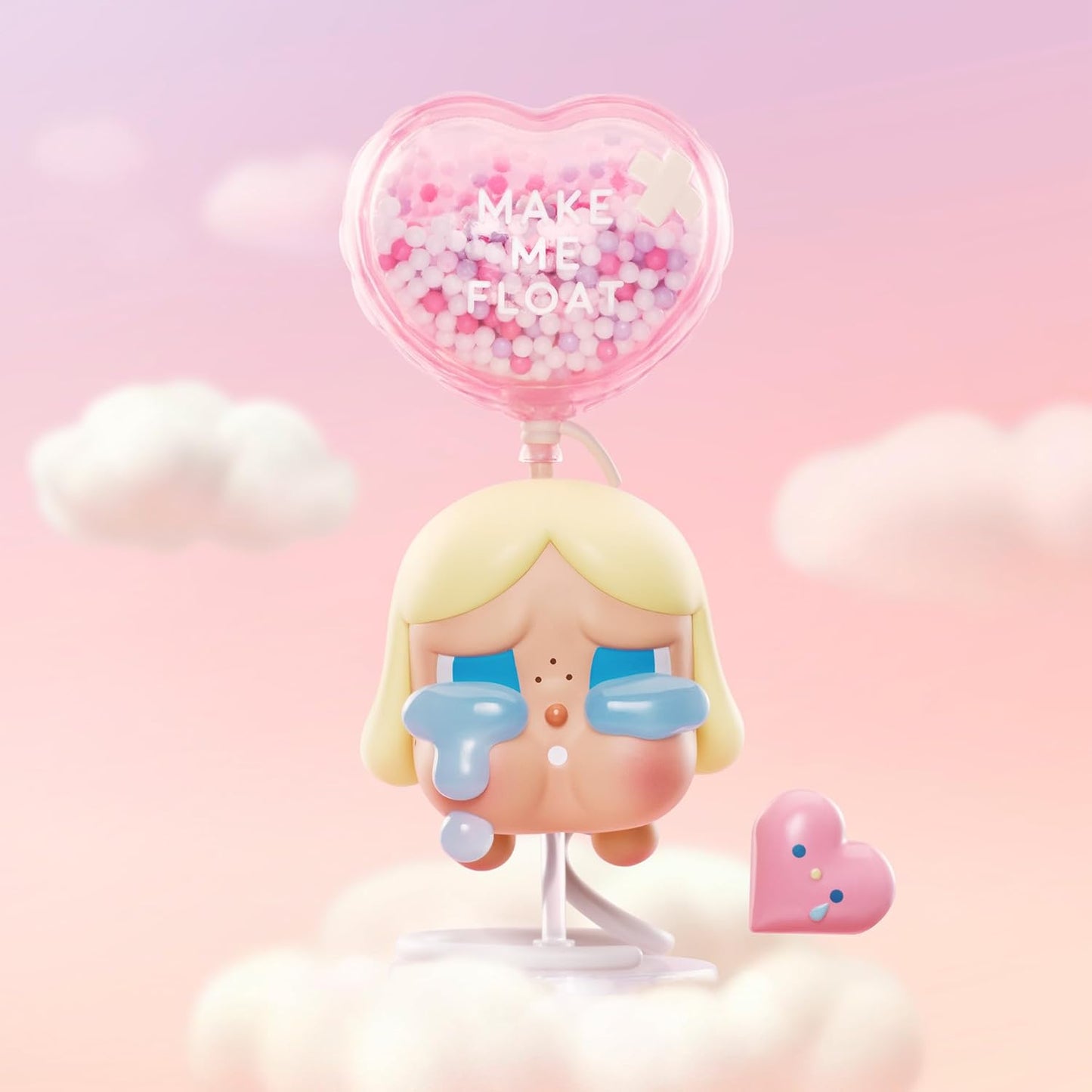 POP MART Crybaby Make ME Float Figure, Toys for Modern Home Decor, Collectible Toy Set for Desk Accessories, 1PC