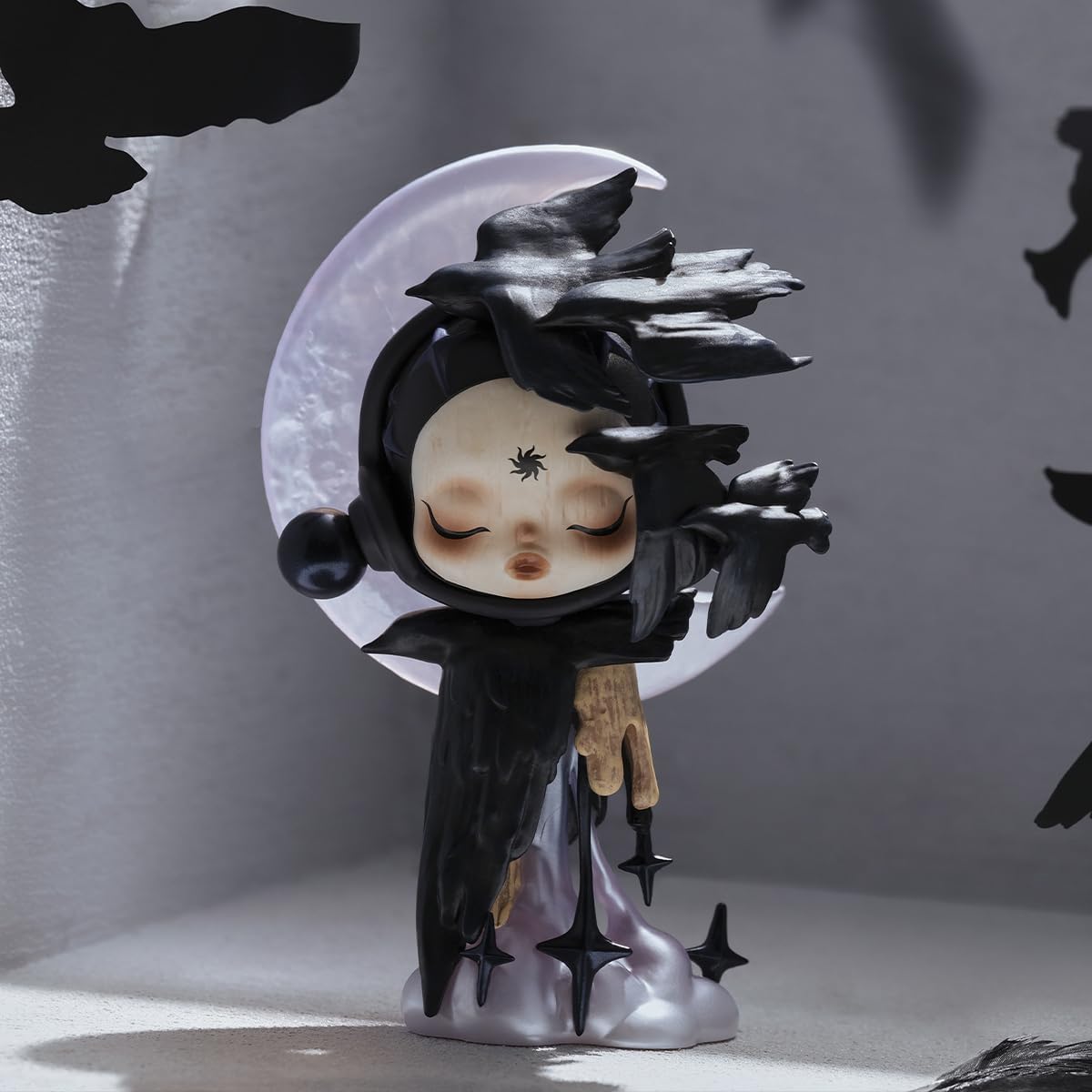 POP MART SKULLPANDA Image Of Reality Series Figures, SKULLPANDA Blind Box Figures, Random Design Action Figures Collectible Toys Home Decorations, Holiday Birthday Gifts for Girls and Boys, Single Box