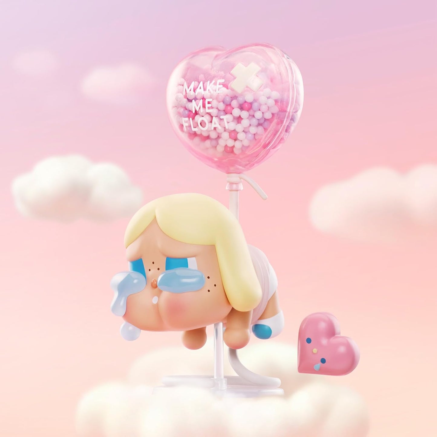 POP MART Crybaby Make ME Float Figure, Toys for Modern Home Decor, Collectible Toy Set for Desk Accessories, 1PC