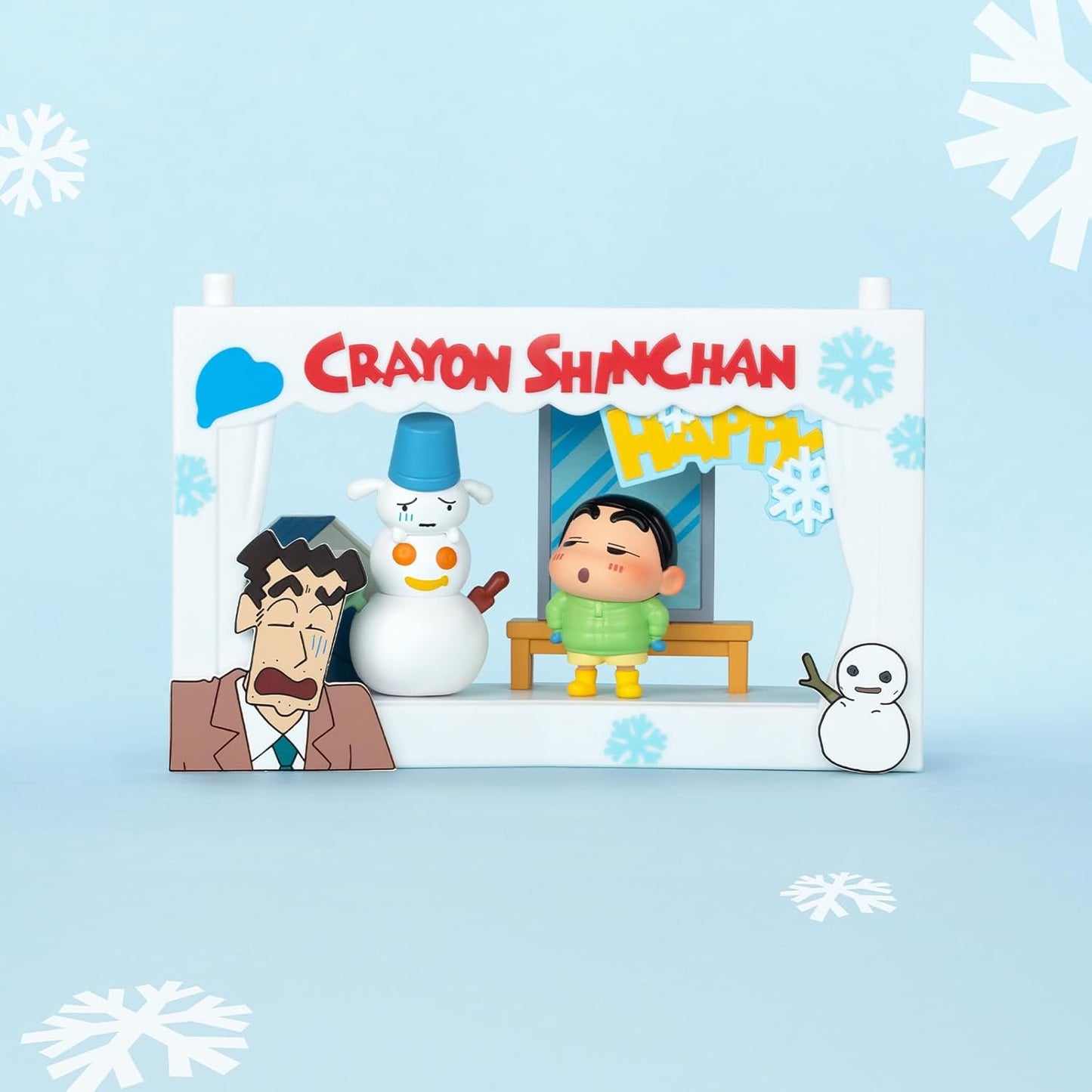 POP MART Crayon Shinchan Life Theatre Series Scene Sets, Random Design Action Figures Collectible Toys Home Decorations, Holiday Birthday Gifts, Single Box