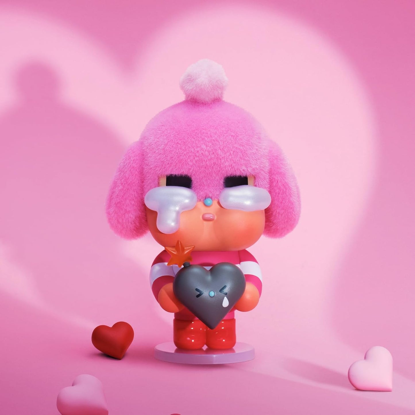 POP MART Crybaby Crying for Love Series Figures, Blind Box Figures, Random Design Action Figures Collectible Toys Home Decorations, Single Box