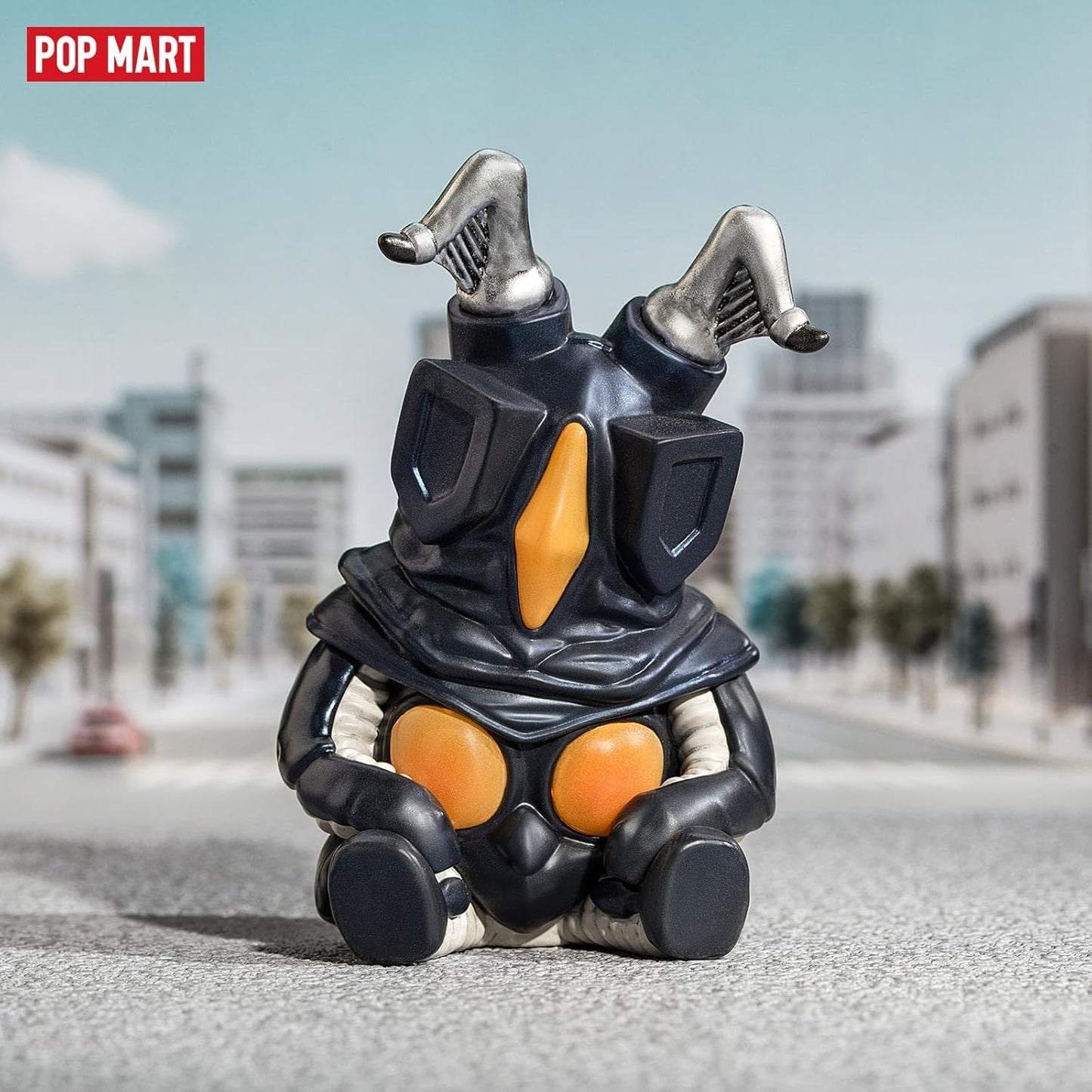 POP MART Kaiju Sitting in a Row Series Blind Box Figures, Random Design Mystery Toys for Modern Home Decor, Collectible Toy Set for Desk Accessories, Whole Set