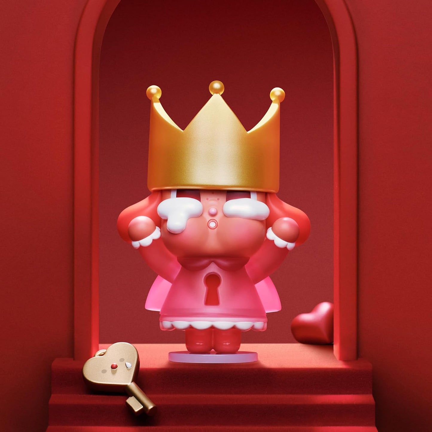 POP MART Crybaby Crying for Love Series Figures, Blind Box Figures, Random Design Action Figures Collectible Toys Home Decorations, Single Box