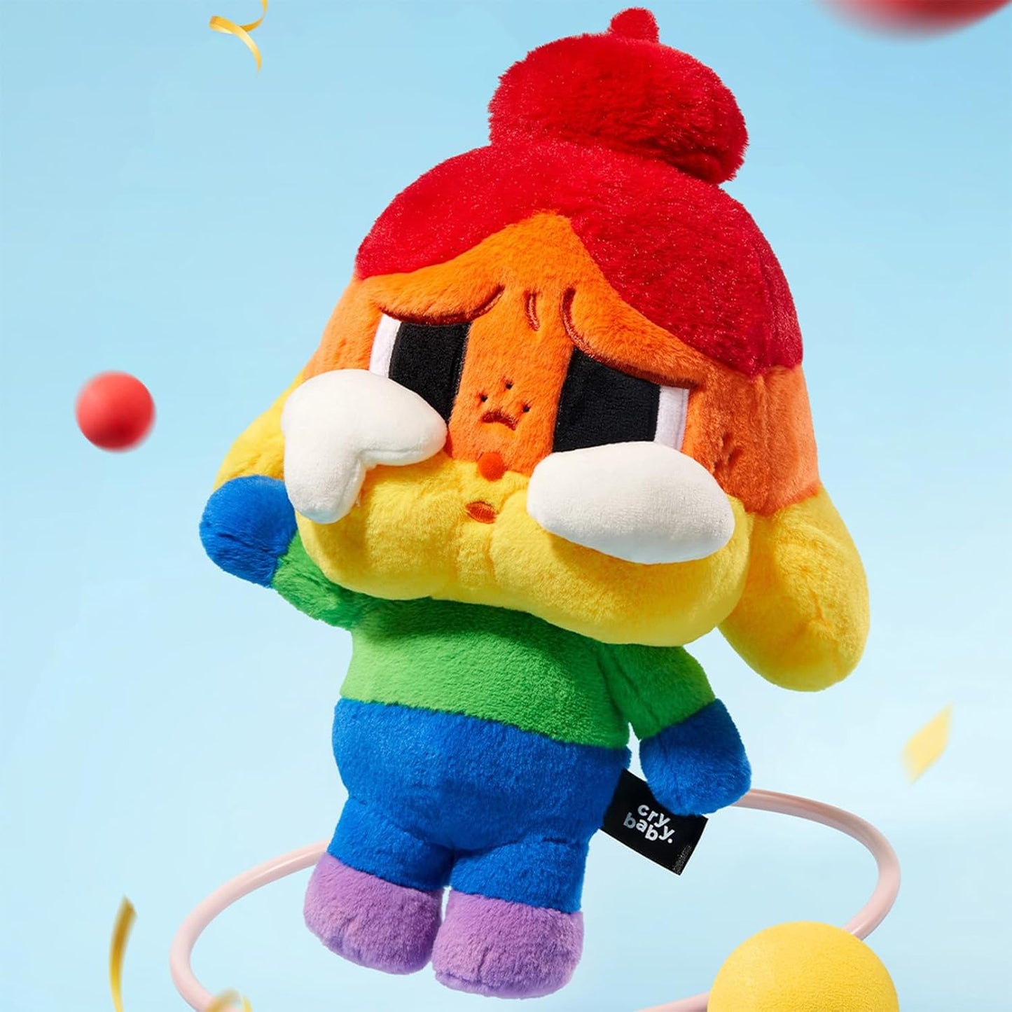 POP MART Crybaby Cheer UP, Baby! Series-Plush Doll, 11.81 inches Height, Toys for Modern Home Decor, Collectible Toy Set for Desk Accessories, 1PC