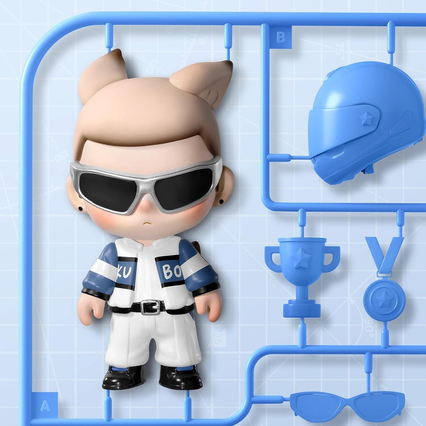 POP MART 24/7 You Series Figures, 12PCs Blind Box Figures, Random Design Action Figures Collectible Toys Home Decorations, Holiday Birthday Gifts, Whole Set