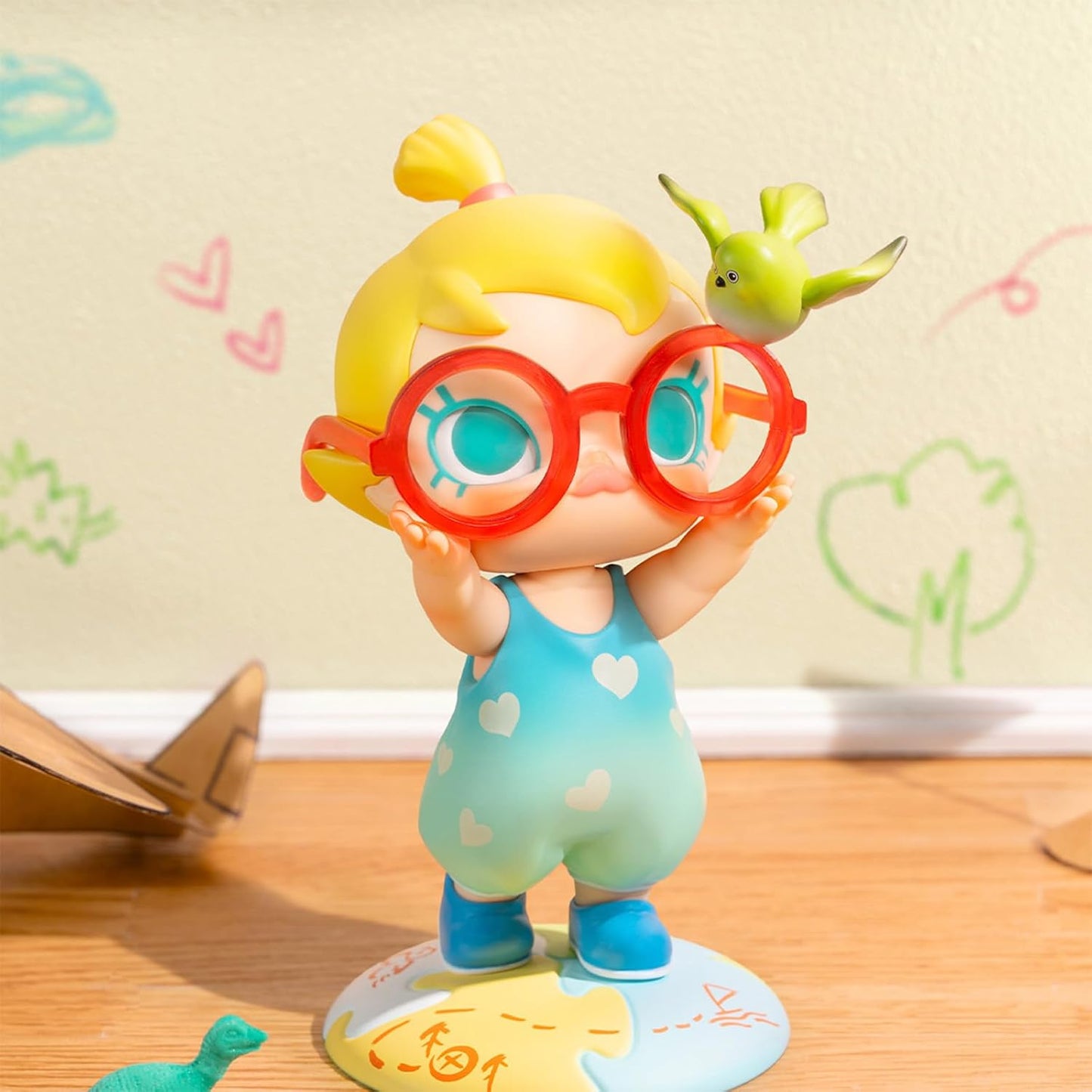 POP MART Baby Molly When I was Three!Series Figures, Baby Molly Blind Box Figures, Random Design Action Figures Collectible Toys Home Decorations, Holiday Birthday Gifts for Girls and Boys, Single Box
