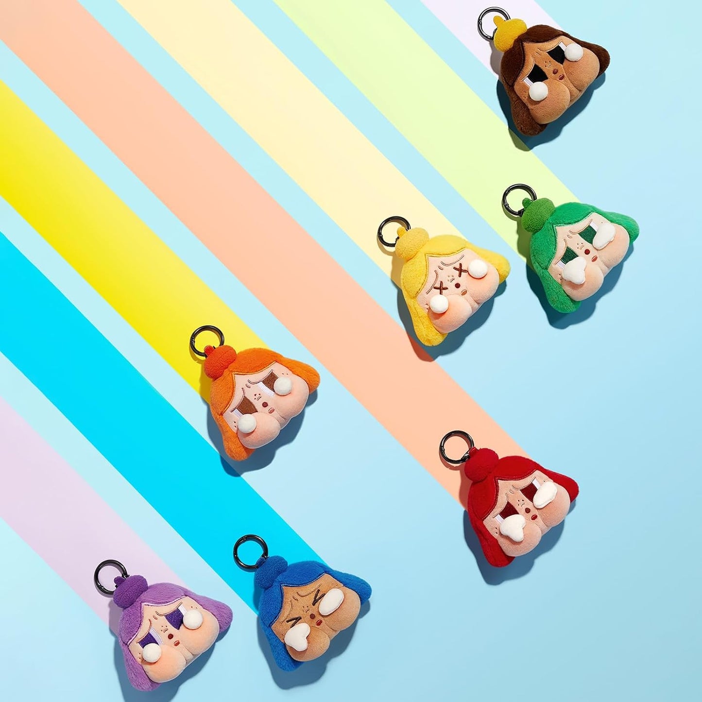 POP MART Crybaby Cheer UP, Baby! Series-Plush Pendant Blind Box, Crybaby Blind Box Figures, Random Design Action Figures Collectible Toys Home Decorations, Holiday Birthday Gifts, Single Box