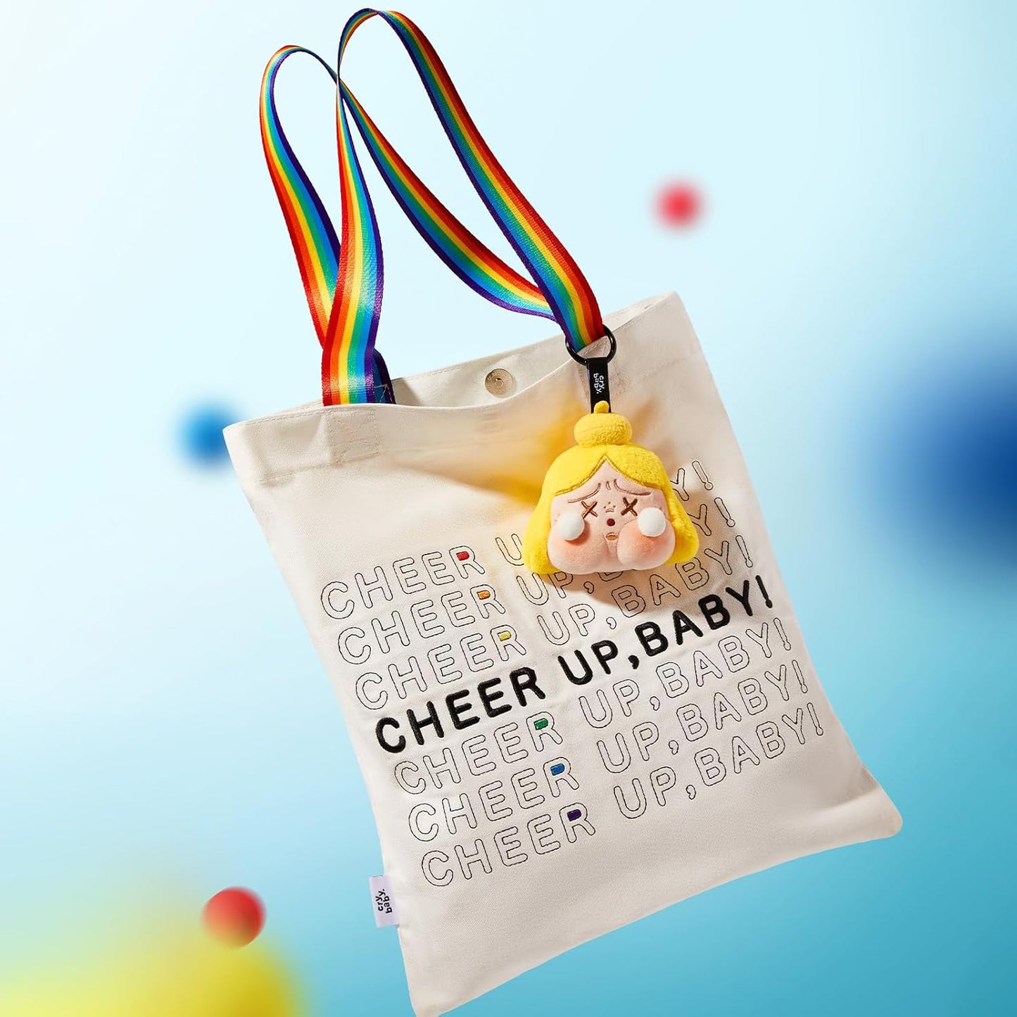 POP MART Crybaby Cheer UP, Baby! Series-Plush Pendant Blind Box, Crybaby Blind Box Figures, Random Design Action Figures Collectible Toys Home Decorations, Holiday Birthday Gifts, Single Box