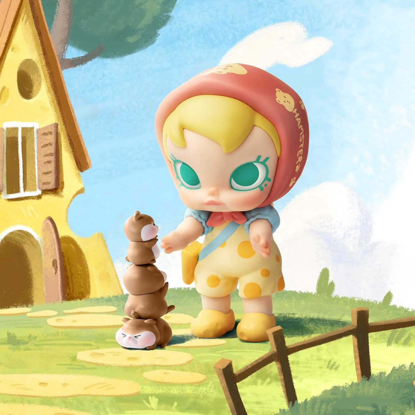 POP MART Baby Molly My Huggable Discovery Series Figures, Blind Box Figures, Random Design Action Figures Collectible Toys Home Decorations, Holiday Birthday Gifts, Single Box