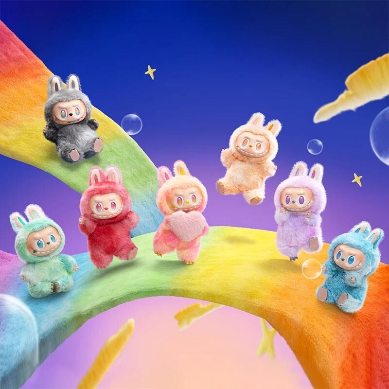 Authentic Pop Mart Labubu V3 Monsters Big Into Energy Series Vinyl Plush Pendant