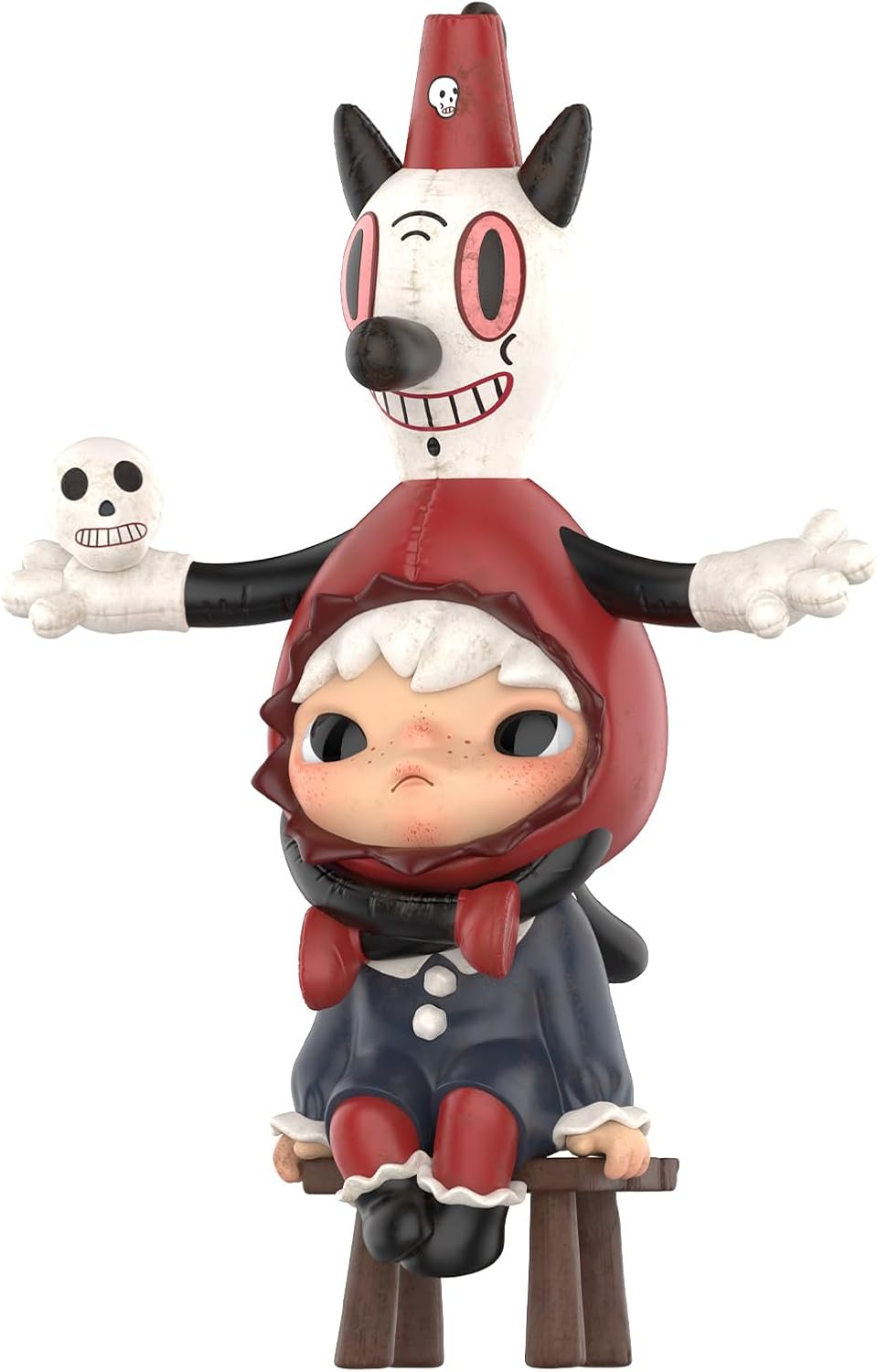 POP MART Hirono × Gary Baseman Figure, 4.92 Inch Height, Toys for Modern Home Decor, Collectible Toy Set for Desk Accessories, 1PC