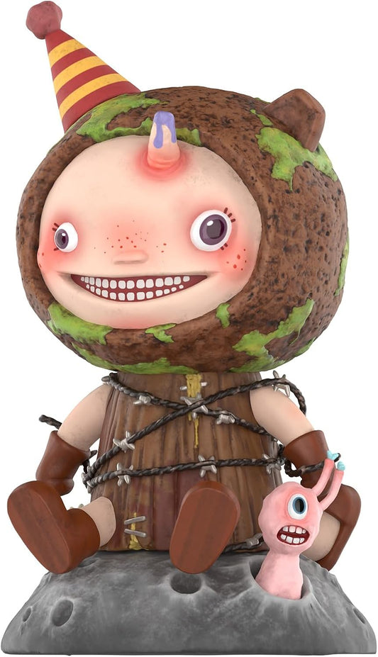 POP MART Hirono x Polar Symbiosis Figure, 3.94 inches Height, Toys for Modern Home Decor, Collectible Toy Set for Desk Accessories, 1PC