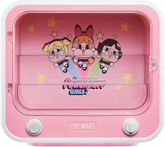 POP MART CRYBABY Series-TV Set Luminous Display Container, Display Container Case for Blind Box Toys Collection