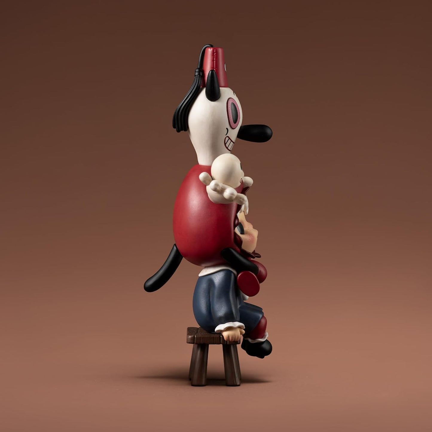 POP MART Hirono × Gary Baseman Figure, 4.92 Inch Height, Toys for Modern Home Decor, Collectible Toy Set for Desk Accessories, 1PC