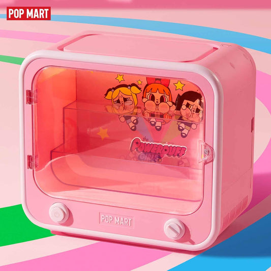 POP MART CRYBABY Series-TV Set Luminous Display Container, Display Container Case for Blind Box Toys Collection