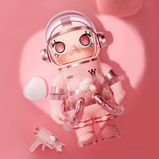 POP MART MEGA Space Molly 400% Smitten Love,11.61 Inch Height, Toys for Modern Home Décor, Collectible Art Toy