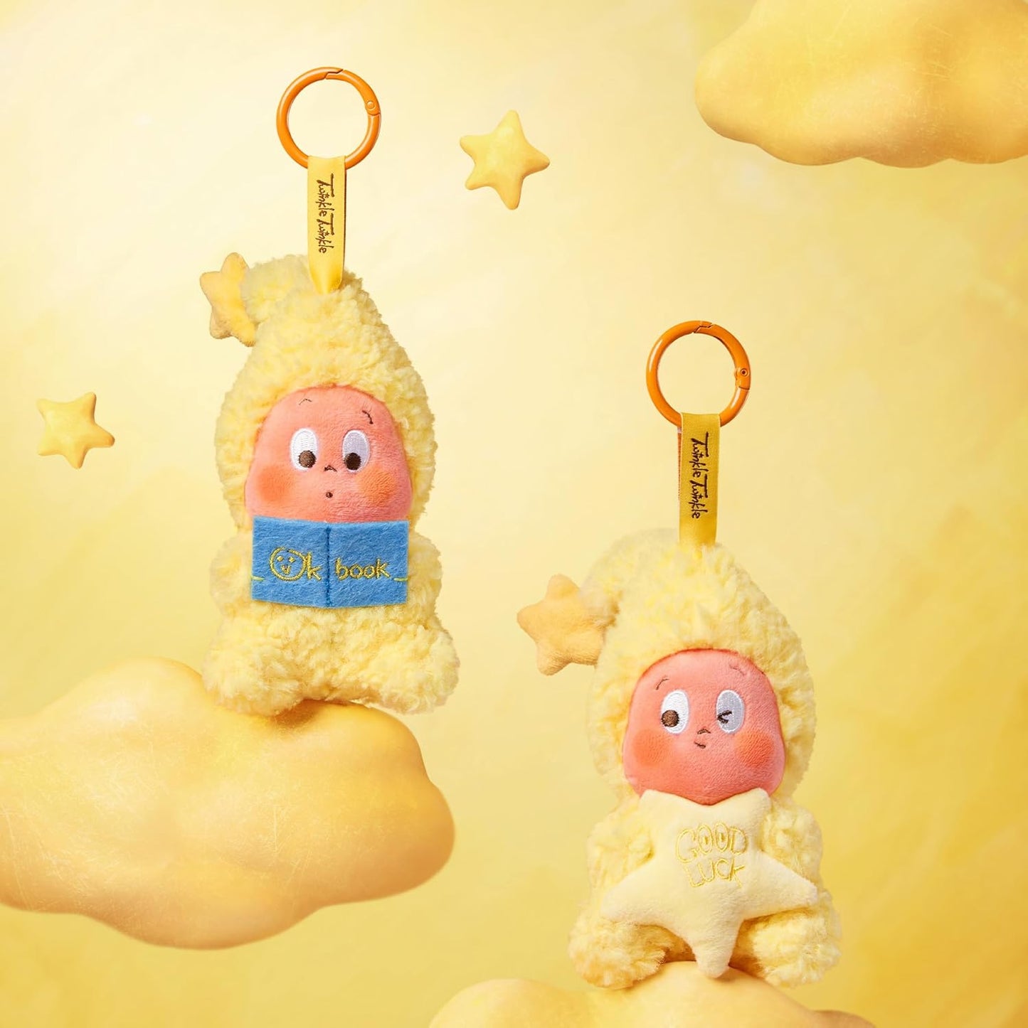 POP MART Twinkle Twinkle Series-Plush Pendant Blind Box Action Figure, Random Design, Potential Secret Edition
