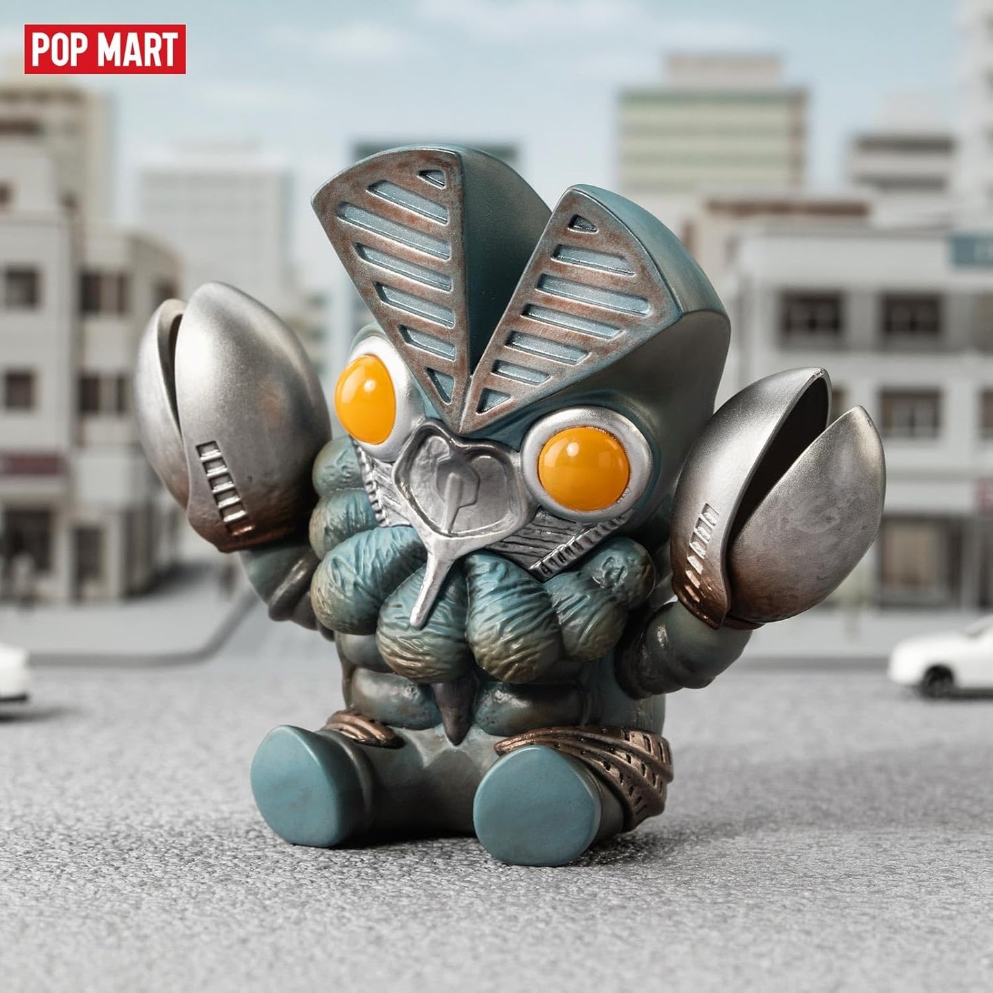 POP MART Kaiju Sitting in a Row Series Blind Box Figures, Random Design Mystery Toys for Modern Home Decor, Collectible Toy Set for Desk Accessories, Whole Set