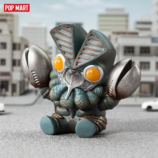 POP MART Kaiju Sitting in a Row Series Blind Box Figures, Random Design Mystery Toys for Modern Home Decor, Collectible Toy Set for Desk Accessories, Whole Set