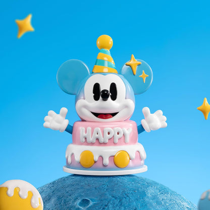 POP MART Disney Mickey Childhood of Boundless Imagination Blind Box Figures, Disney Mickey Random Design Action Figures Collectible Toys Home Decorations, Single Box