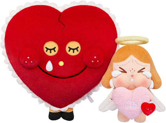 POP MART Crybaby Crying for Love Series-Plush Gift Box, Toys for Modern Home Decor, Collectible Toy Set for Desk Accessories, 1PC