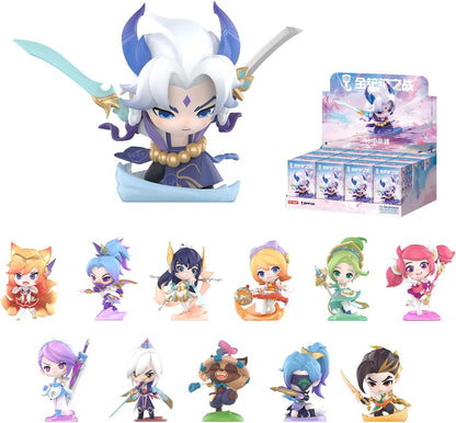 POP MART Fight for The Golden Spatula Chibi Series Figures, Blind Box Figures, Random Design Action Figures Collectible Toys Home Decorations, Holiday Birthday Gifts, Single Box