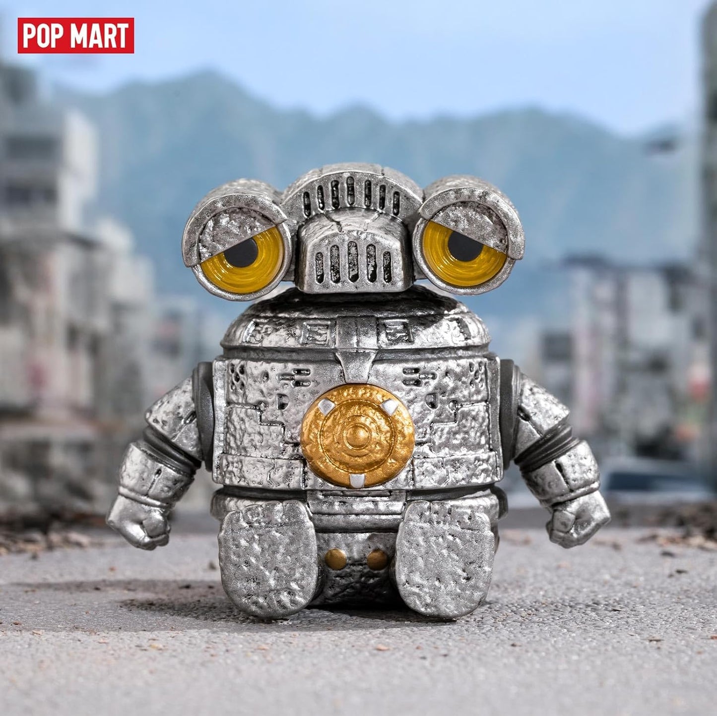 POP MART Kaiju Sitting in a Row Series Blind Box Figures, Random Design Mystery Toys for Modern Home Decor, Collectible Toy Set for Desk Accessories, Whole Set