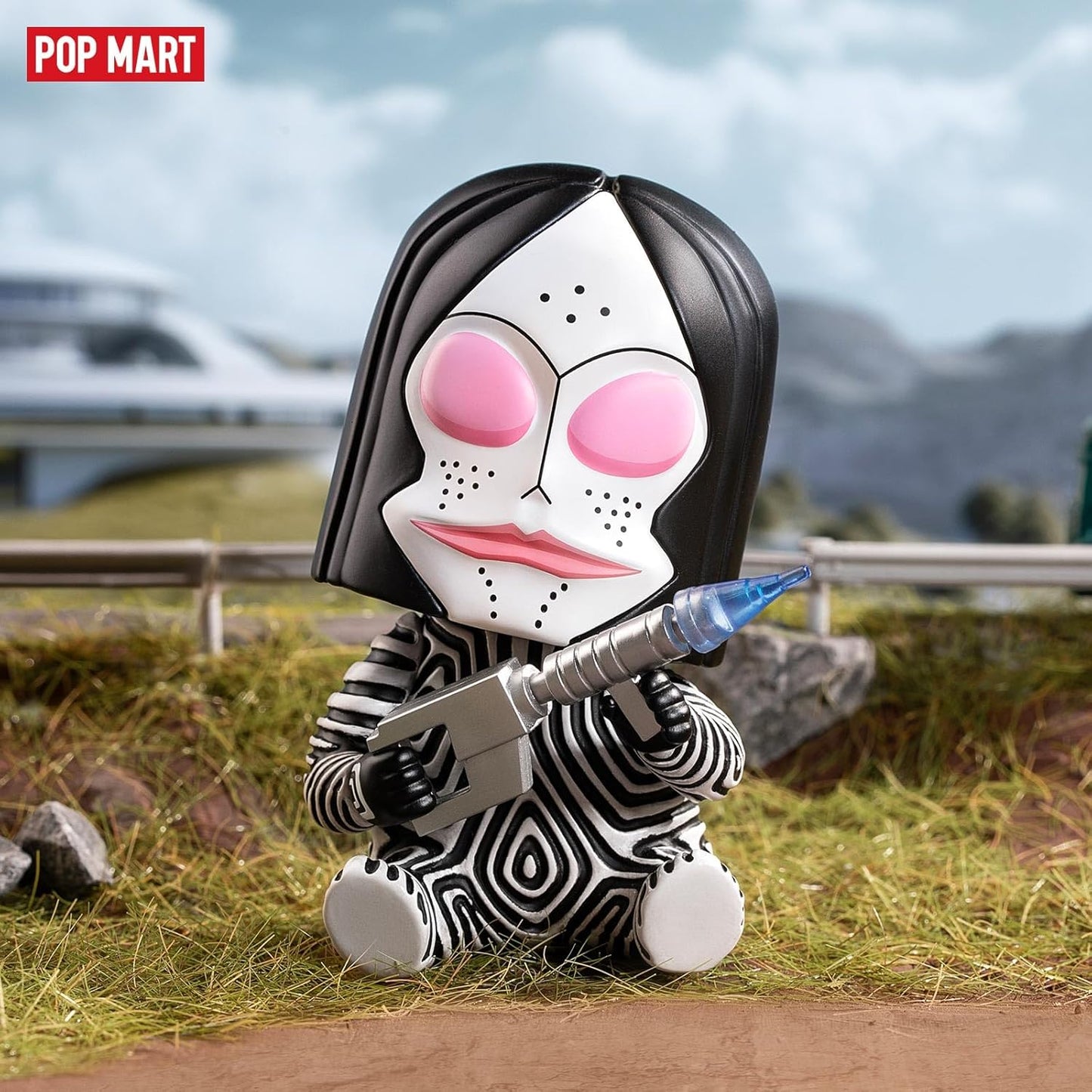 POP MART Kaiju Sitting in a Row Series Blind Box Figures, Random Design Mystery Toys for Modern Home Decor, Collectible Toy Set for Desk Accessories, Whole Set